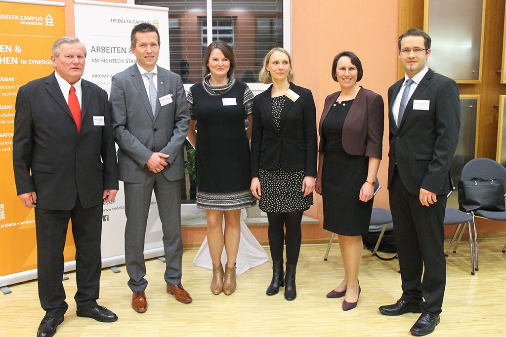 Der Vorstand des Vereins Tridelta Campus Hermsdorf im Gruppenfoto