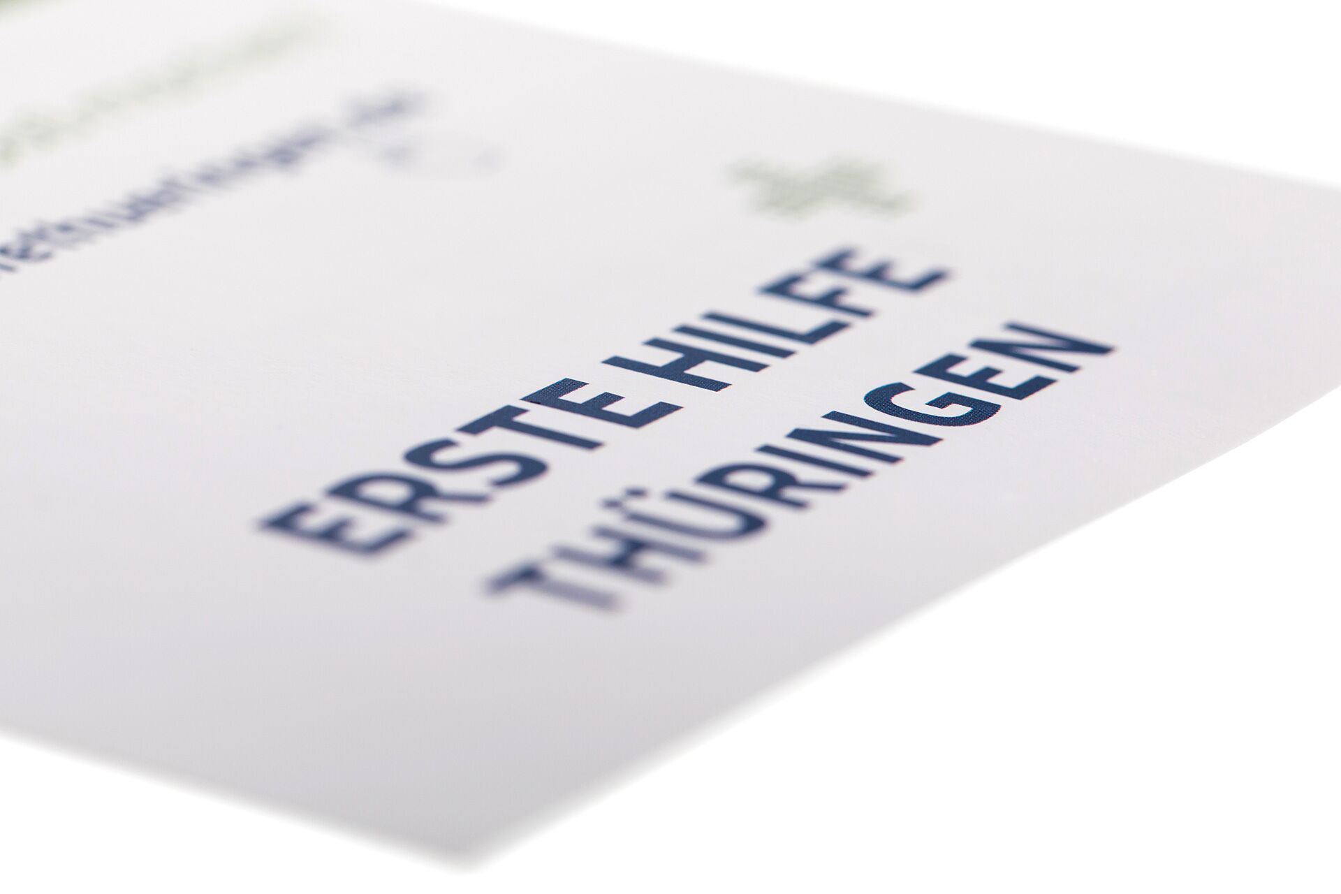 Logo der Ersten Hilfe Thüringen, entwickelt von der designerei Werbeagentur