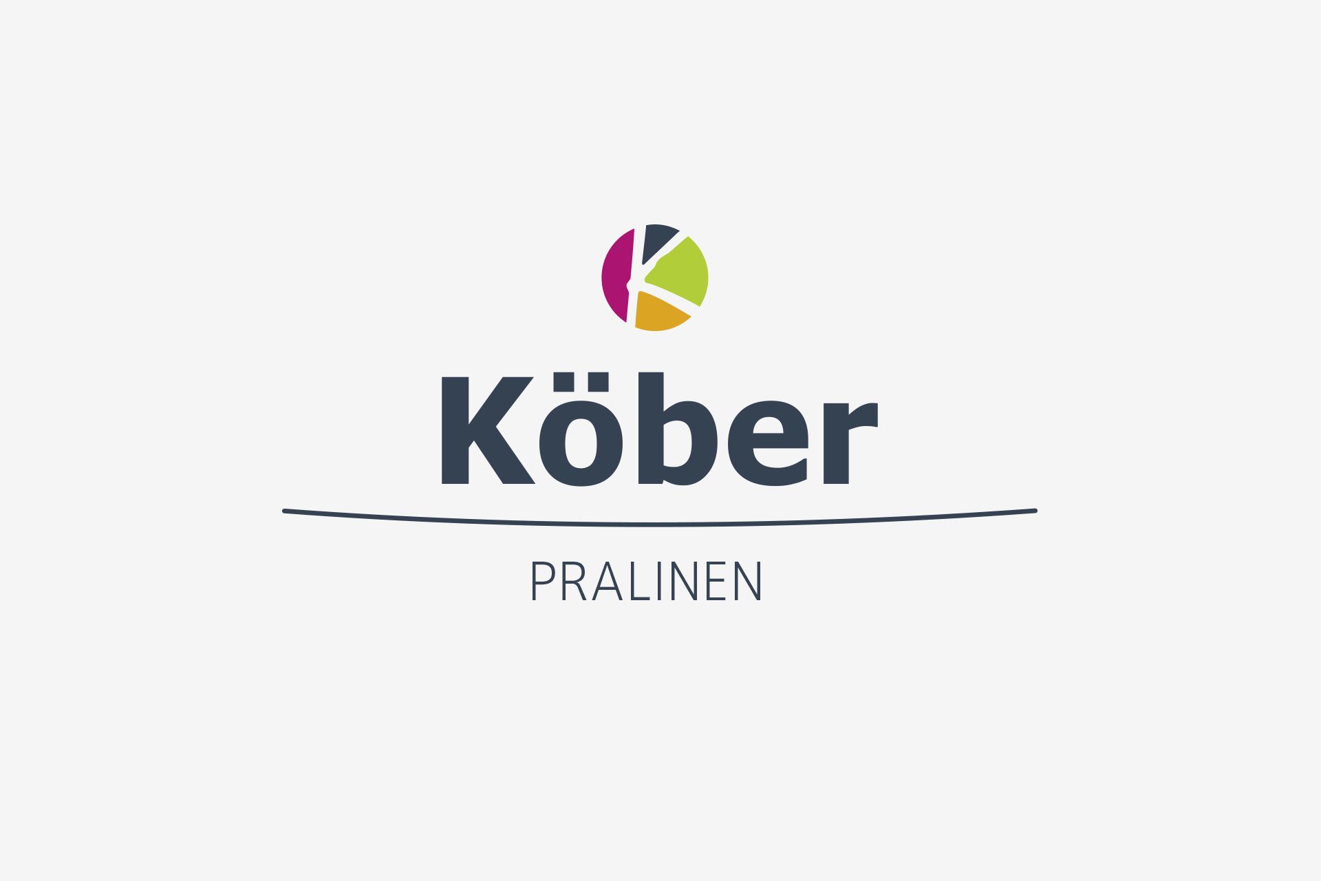 Das Logo der Köber-Pralinen