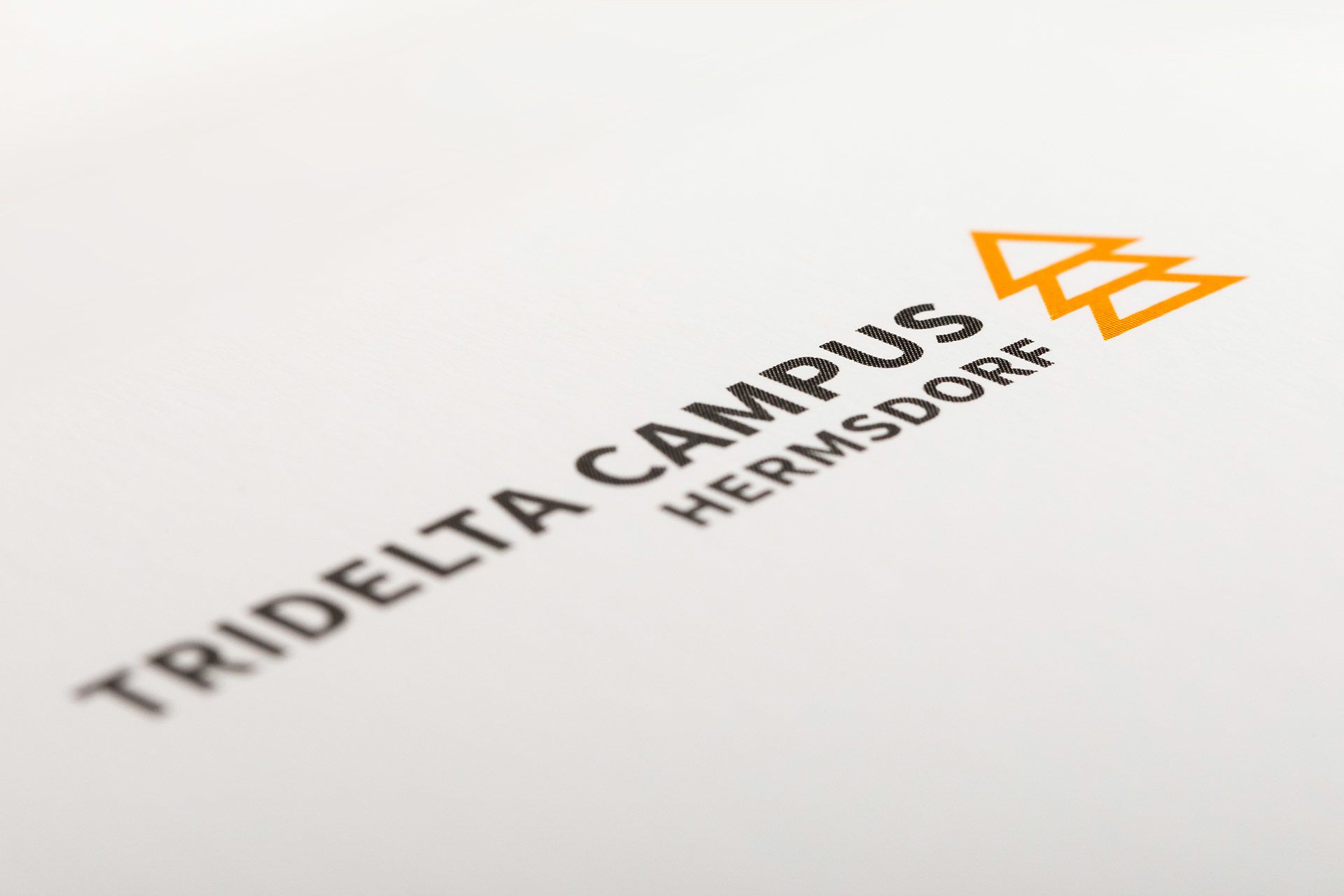 Logoentwicklung für die Marke "Tridelta Campus Hermsdorf"