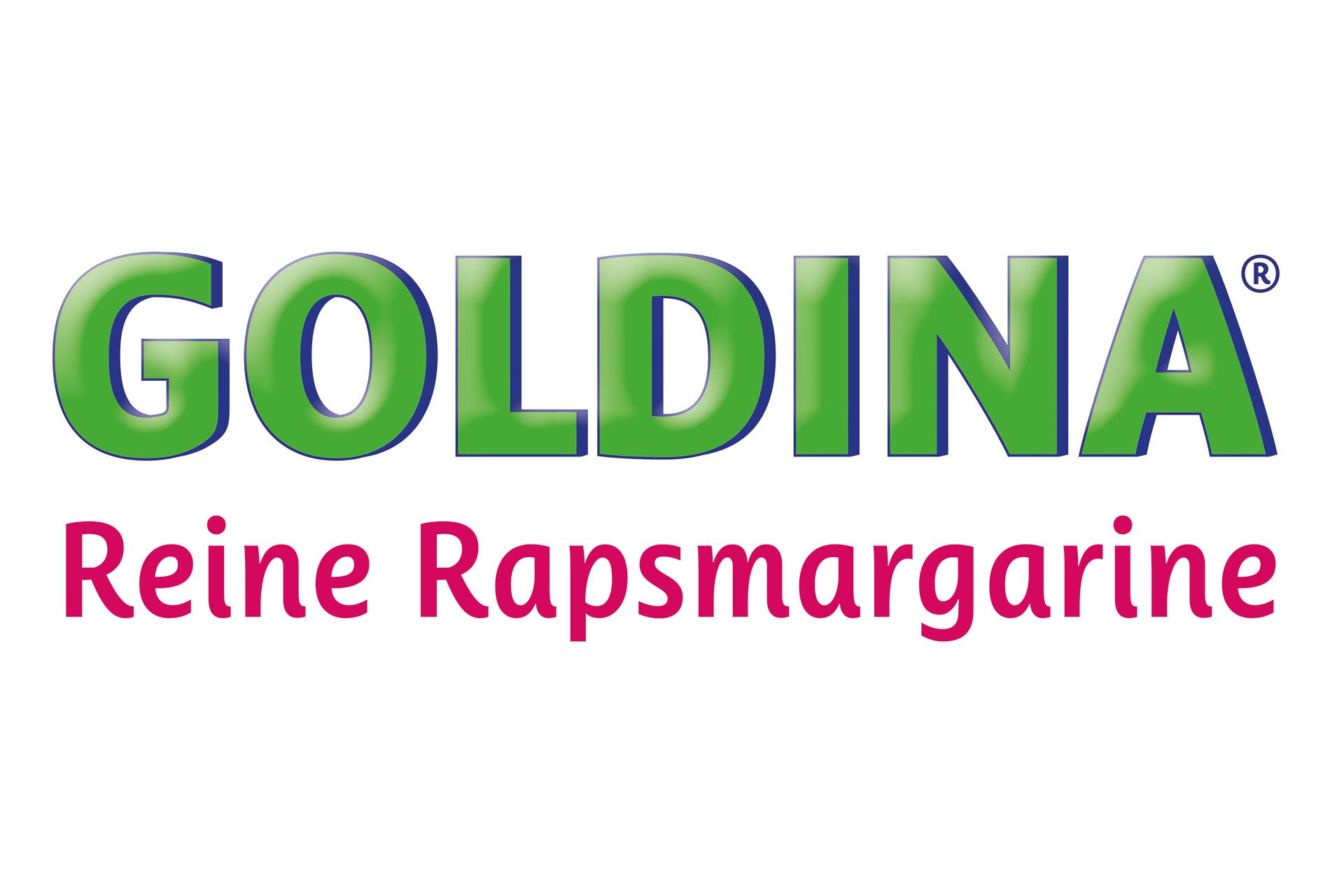 Das Logo der Goldina Rapsmargarine nach dem Markenrelaunch