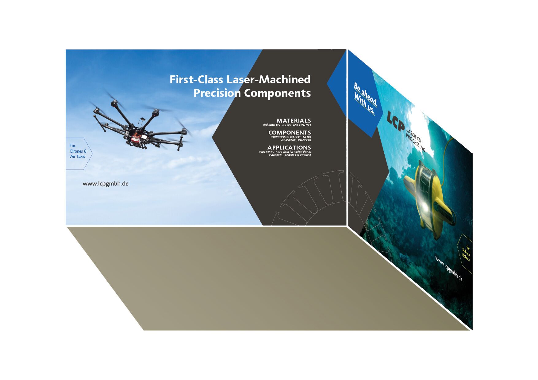 Mockup: Messestand-Design Wände für die Coiltech Deutschland