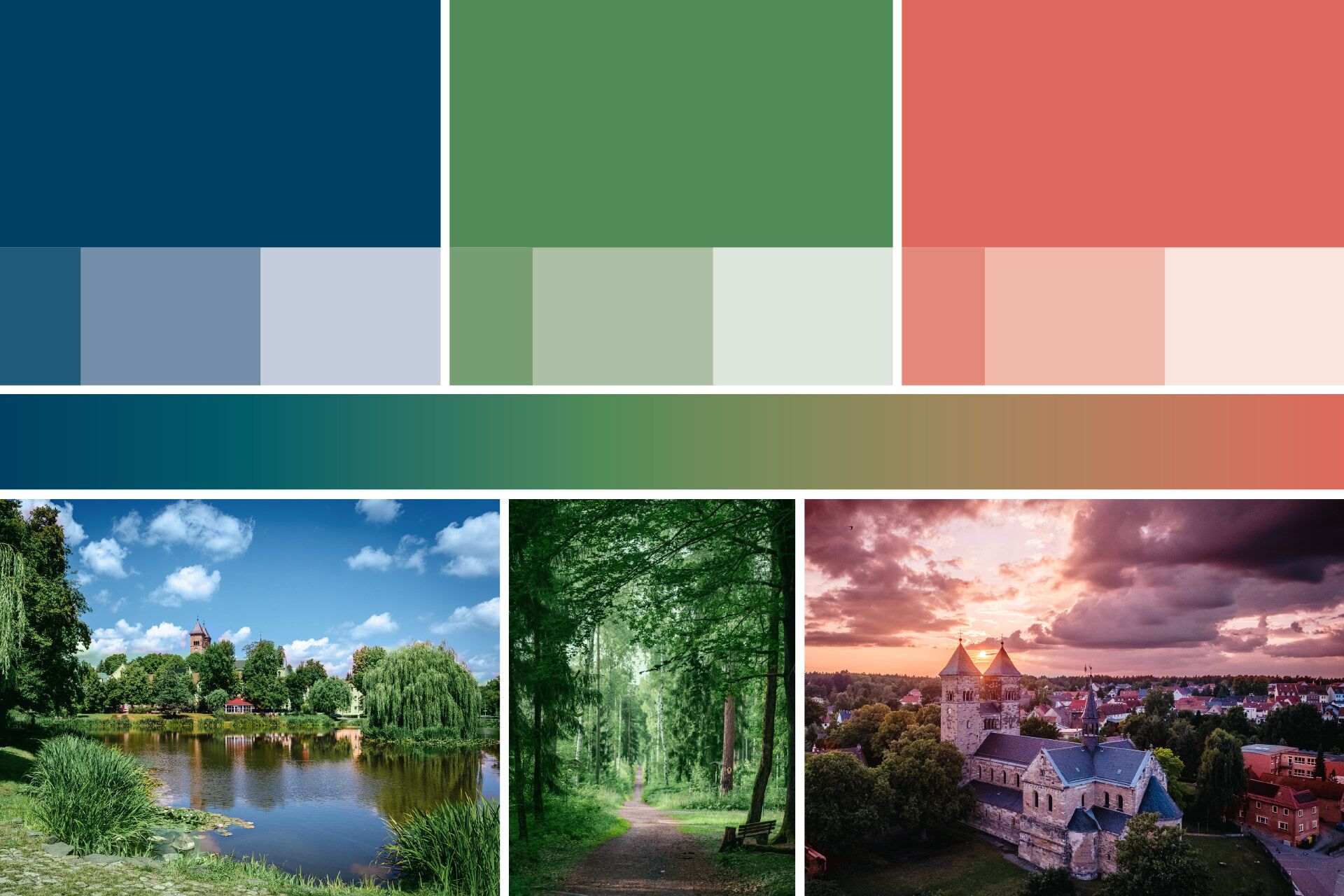 die neue Farbwelt von Bad Klosterlausnitz: Farben und Bildsprache